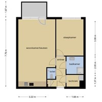 Eindhoven, Otterstraat, 2-kamer appartement - foto 5