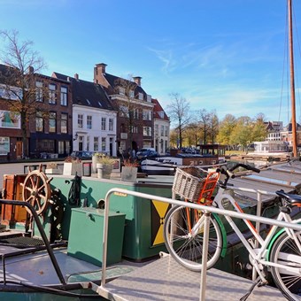 Groningen, Turfsingel, woonboot - foto 2