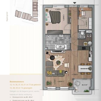 Rijnsburg, E E van der Laanstraat, 3-kamer appartement - foto 3