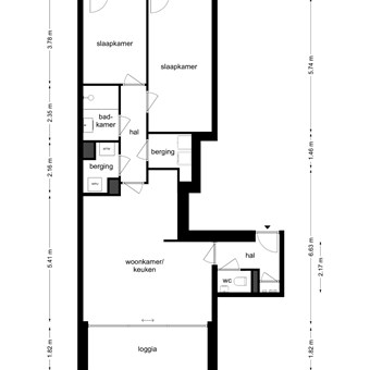 Amsterdam, Willem Parelstraat, 3-kamer appartement - foto 2